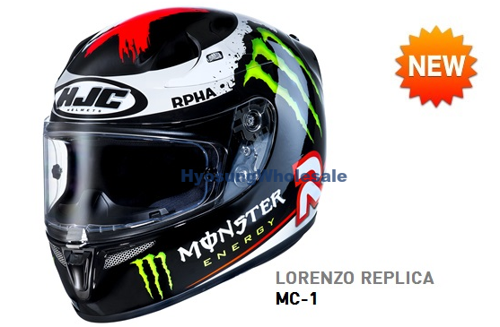 Monster Energy Casco De Lorenzo Motocross Helm Hjc Monster Energy