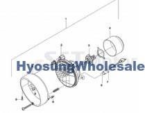 35100H99D00 Hyosung Classic Headlight GV650 ST7