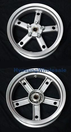 4150HP7600HPA Hyosung Rear Wheel Rim Silver Hyosung MS3 250
