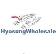 47511HP95010BK Hyosung Aquila Cover Air Vent Black Right GV650