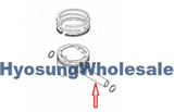 12140HN9100 12141HN9100 12142HN9100 12144HN9100 12111HN9101 Hyosung Aquila Piston Ring Set GT650 GT650R GV650