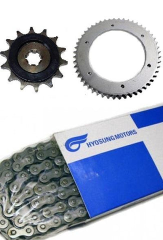 27600HM7900 27510H41732 64511HM7900 Hyosung Chain Sprocket Kit GT125 GT125R