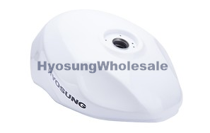 44110HP9310CWP 44110HP9300CWP Hyosung EFI Fuel Gas Tank White GT125 GT125R GT250 GT250R GT650 GT650S GT650R