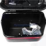 99950HJ82000MB Hyosung New Hard Trunk Saddlebags Black GV250
