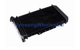 17710HN9102121 17710HN9103121 Hyosung Radiator Cooler Aluminum GT650 GT650R GT650S (Black)