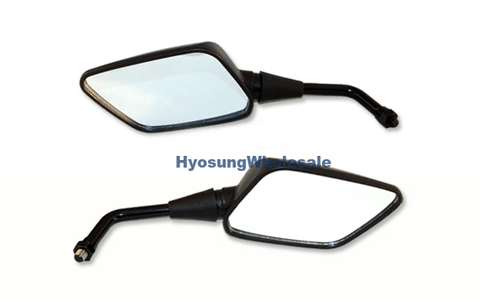 56500HN9100 56600HN9100 56600HP9250 56500HP9250 56501HP9250 Hyosung Set Pair Naked Mirror GT125 GT250 GT650 GD250N