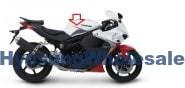68126HB810003P Hyosung Tank Sticker Left Silver GT250 GT250R GT650 GT650R