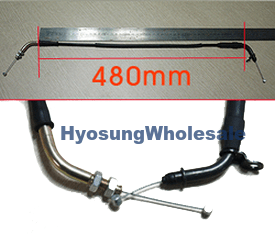 58300HR9700 58300HR9701 Hyosung Throttle Cable Hyosung GT650R EFI model