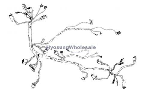 36610HF1606 37000HF1600 Hyosung Wiring Harness SD50